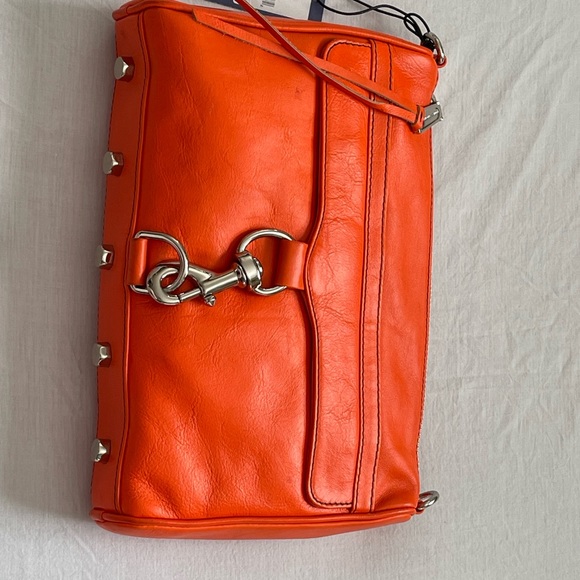 Rebecca Minkoff Mac Clutch Bag in Orange - Picture 3 of 17